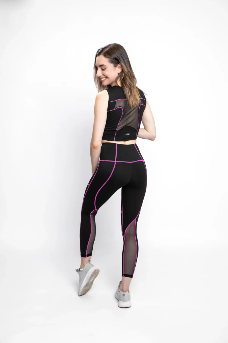 LIXRO Leggings Carmine Rose – Bild 2